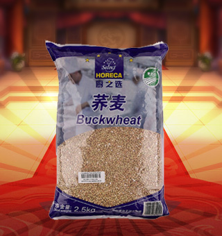 廚之選(HORECA SELECT)蕎麥產自遼寧朝陽2.5kg每袋，精選蕎麥為原材料，經人工清洗去雜等多道工序，精心制作而成。質地干燥，選料考究，口味純正，特有的醇香，品質有保障，受眾人喜愛。塑料質地包裝，其含有豐富營養，使用方便，美味可口，深受廣大消費者青睞。