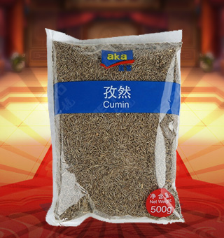 宜客(AKA)孜然產(chǎn)自四川成都500g每袋，選用上等優(yōu)質(zhì)的孜然為原料，經(jīng)現(xiàn)代先進(jìn)的工藝，精心制作而成，品質(zhì)天然，口味純正。營養(yǎng)豐富，天然美味，綠色健康，氣味芳香，味道純正，品質(zhì)有保障，可放心食用。塑料質(zhì)地包裝，簡潔大方，食用簡單，是您廚房常備品的上好選擇，帶給您全新的精彩體驗。