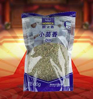 廚之選(HORECA SELECT)小茴香產(chǎn)自四川成都400g每袋，選用上等的小茴香為原料精心制作而成，品質(zhì)天然，口味純正。除了肉類、魚類、家禽的烹飪外，還適用于熏腌制品、拌餡、鹵汁、面拖。經(jīng)現(xiàn)代先進(jìn)的工藝加工制作，使?fàn)I養(yǎng)充分保留，美味健康，深受消費者的喜愛。