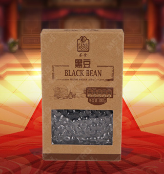 薈食(FINE FOOD)黑豆產自遼寧朝陽380g每袋，精選優質黑豆，經過嚴格的篩選流程及工序，確保每一顆黑豆的質量安全。本產品的設計精致大方、方便攜帶，是作為居家、旅行、聚會常備的休閑伴侶。本產品素質高而穩定，使用及儲存均十分方便，讓您在享用方便衛生的同時，更能提供到豐富的營養。