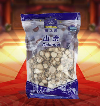 廚之選(HORECA SELECT)山奈產(chǎn)自四川成都500g每袋，精細(xì)加工而成，質(zhì)量上乘，備受廣大專業(yè)廚師和消費者歡迎和厚愛，是您廚房必備品。保留了山奈中原有的滋味、氣味和全部的營養(yǎng)物質(zhì)，風(fēng)味獨特，定會讓您回味無窮。不使用化學(xué)劑、無化學(xué)殘留、不破壞營養(yǎng)成分，給家人一份天然、一份健康、一份安心。