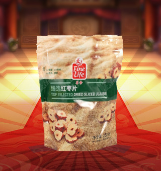 薈食(FINE LIFE)臻選紅棗片產自河北滄州250g每袋，精選優質河北滄州紅棗為原料，經先進工藝精心制作而成，色澤亮麗，肉質飽滿，輕松享受。 