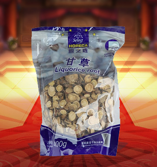 廚之選(HORECA SELECT)甘草產(chǎn)自四川成都400g每袋，精細(xì)加工而成，質(zhì)量上乘，備受廣大專業(yè)廚師和消費者歡迎和厚愛，是您廚房必備品。保留了甘草中原有的滋味、氣味和全部的營養(yǎng)物質(zhì)，風(fēng)味獨特，定會讓您回味無窮。不使用化學(xué)劑、無化學(xué)殘留、不破壞營養(yǎng)成分，給家人一份天然、一份健康、一份安心。
