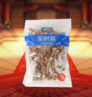 宜客(AKA)茶樹菇產自江西撫州250g每袋，茶樹菇是一種低熱量、低脂肪的食品，其外觀呈褐色，味道鮮美，具有滑、鮮、嫩的特點。茶樹菇含有大量的稀有元素——脂肪、維生素、膳食纖維、碳水化合物、鎂、鐵等元素，給人提供所需營養。