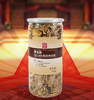 薈食(FINE LIFE)黃金菇產自四川成都100g每袋，質輕盈，有特殊天然菌香，味道鮮美，風味獨特，保留了豐富的營養成分。采取透明包裝，新鮮清晰可見，干凈衛生，方便存放冷藏，方便消費者們的選購，安全健康，放心購買。