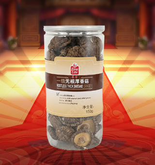 薈食(FINE LIFE)一級無根厚香菇產自浙江麗水150g每袋，質輕盈，有特殊天然菌香，味道鮮美，風味獨特，保留了豐富的營養成分。采取透明包裝，新鮮清晰可見，干凈衛生，方便存放冷藏，方便消費者們的選購，安全健康，放心購買。